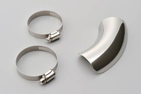 SUS HEAT SHIELD, CURVED  FOR DIA.40-60MM