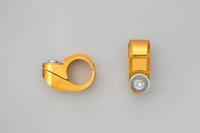 CLAMP SET(2PCS) FOR HANDLEBAR BRACE BAR, 22.2MM, GOLD