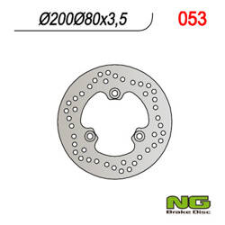 NG TARCZA HAMULCOWA PRZÓD KAWASAKI QUAD KLF 220/300/400, KVF 300/400 (200X80X3,5)