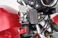 ALUMINUM HANDLE CLAMP BRACKET 22.2MM SILVER