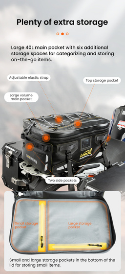 LOBOO TPU Torba czarna 40L (z hermetycznym zamkiem błyskawicznym) (10.4.01034.001.61)