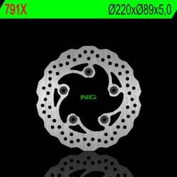 NG TARCZA HAMULCOWA TYŁ SUZUKI GSXR 600 97-18, GSXR 750 96-17, GSXR 1000 09-16, SV 650 03-15, SV 100 03-08, TL 1000R/S (5X10,5MM) (220X89X5) WAVE