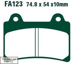 Brake pads EBC FA123 (set on 1 disk)