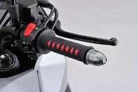 BAR END BULLET 14-19MM GUNMETAL, 2PCS/SET