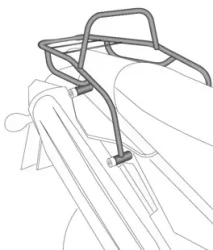 Yamaha XT 660 R/X (2007-2016) stelaż pod kufer centralny