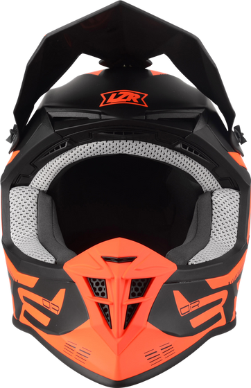 Kask Motocyklowy LAZER OR3 PP3 (kol. Czarny - Czerwony Fluo - Matowy) rozm. 2XL