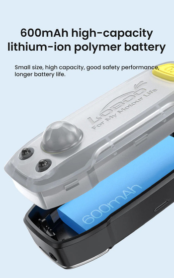 LOBOO Lampka sportowa z uchwytem na bagaż TIBET (01.1.05002.003.01)