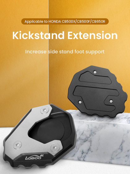 LOBOO Nakładka na stopkę boczną do HONDA CB500X (2019-), HONDA CB400X (2021-), HONDA NX400 (2024-), HONDA CB650R (10.3.03292.001