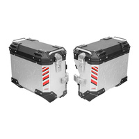 LOBOO PIKE Kufry boczne srebrne 35+30L (10.5.01351.005.21)