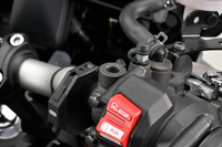 Śruba zaślepka do otworu lusterka  M10-P1.25/lewa czarna