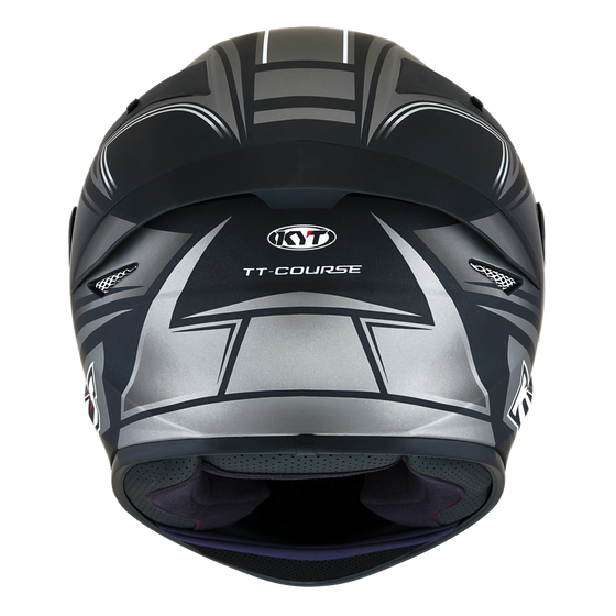 Kask Motocyklowy KYT TT-COURSE TOURIST szary - XL