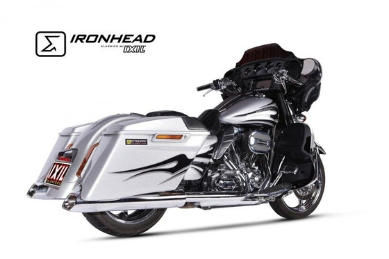 Silencer / Exhaust IRONHEAD HARLEY DAVIDSON TOURING ROAD KING (06-16) typ HC2-1C