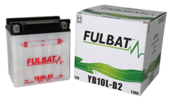Akumulator FULBAT YB10L-B2 (suchy, obsługowy, kwas w zestawie)