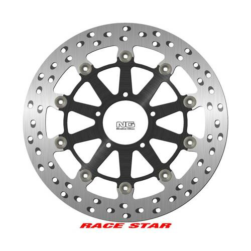 NG TARCZA HAMULCOWA PRZÓD RACE STAR PREMIUM DUCATI MONSTER 797/950 '18-'22, PANIGALE 955 '20-'22, SUPERSPORT 950 '17-'22 (320X72X4,5MM) (5X8,25MM) PŁYWAJĄCA (ŚRODEK ALUMINIOWY, POLEPSZONE CHŁODZENIE)