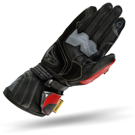 Motorcycle Gloves SHIMA STR-2 black/red