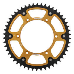 SUPERSPROX ZĘBATKA TYLNA 808 50 STEALTH (STALOWO-ALUMINIOWA) SUZUKI RM/RMZ (JTR808.50) KOLOR ZŁOTY