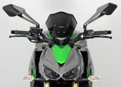 Szyba motocyklowa MRA KAWASAKI Z 1000, , 2014-, forma NS, czarna