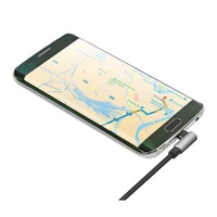 38834 Cable 90° Usb > Micro Usb - 100 cm – Black