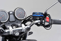 SQUARE MASTER CYLINDER TANK CAP, HONDA(A), BLUE