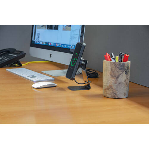 91807 Mag Wireless Stand, Home/office mount with wireless charge
