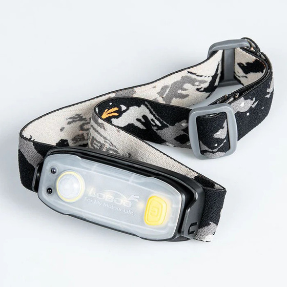 LOBOO Lampka sportowa z paskiem na głowę (01.1.05002.001.01)