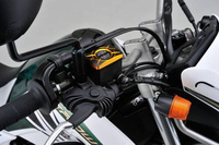 SQUARE MASTER CYLINDER TANK CAP, HONDA(B), GOLD