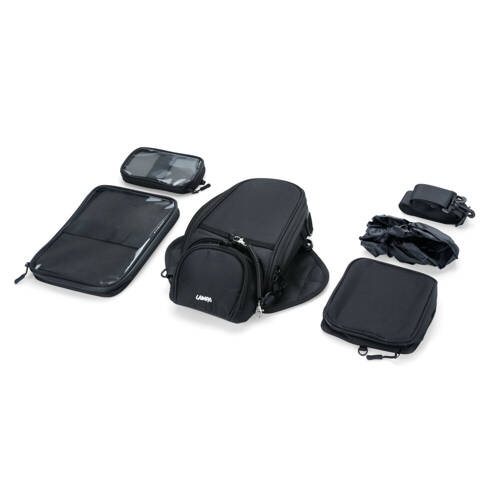 91568 T-Voyager 4 in 1 Tank-Bag, magnetic tank bag with kit 3 interchangeable Add-on bags