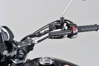 92801 MOUNT BAR 100MM Ø22.2MM BLACK MASTER CYLINDER CLAMP "FLAT" TYPE