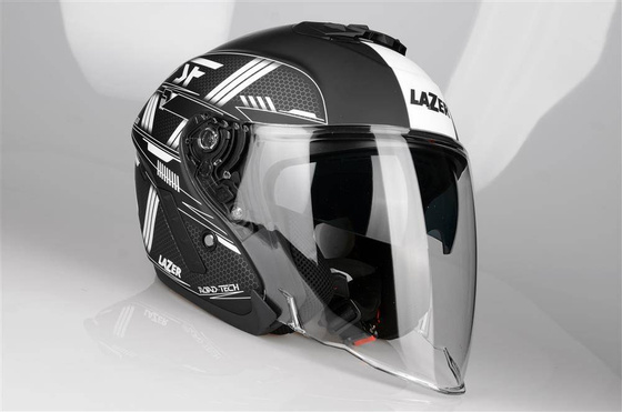 Kask Motocyklowy LAZER TANGO S ROADTECH (kol. Czarny - Biały - Matowy) rozm. XS