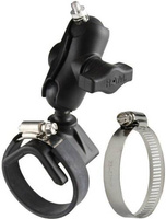 RAM-B-108B-A-237U Strap Hose Clamp Mount with 1/4"-20 Camera Adapter