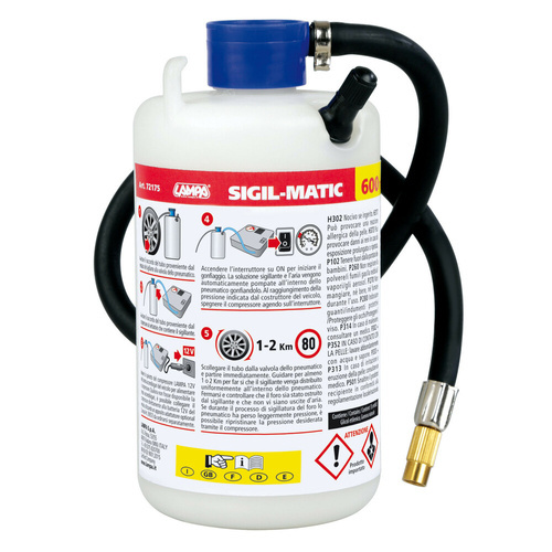 72175 Sigil-Matic, sealant kit for tubeless tyres, 600 ml