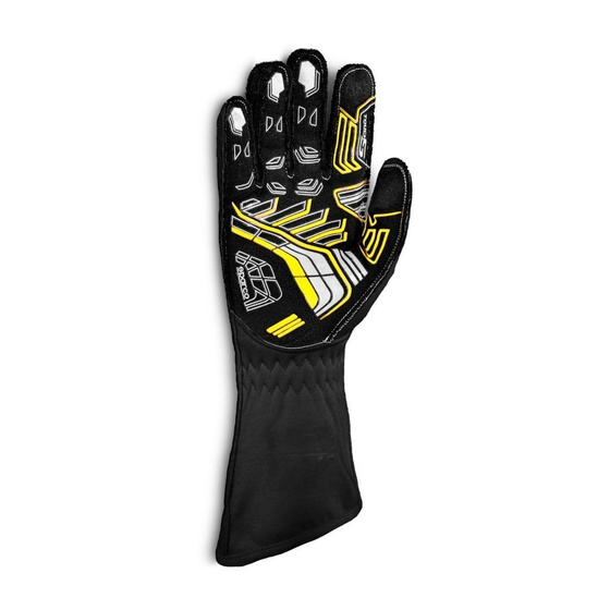 Karting Kart Auto Racing Gloves Sparco ARROW K black yellow