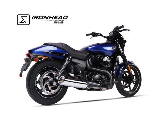 Tłumik IRONHEAD HARLEY DAVIDSON STREET 500 / 750 (14-16) typ HC2-3C chrom