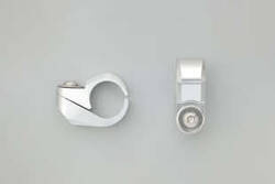 CLAMP SET(2PCS) FOR HANDLEBAR BRACE BAR, 22.2MM, SILVER