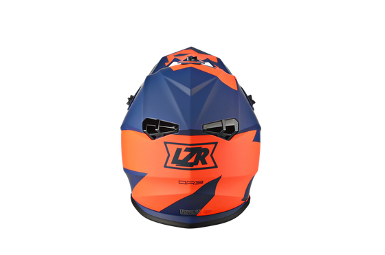 Kask Motocyklowy LAZER OR3 Rocky (kol. Niebieski - Czerwony fluo) rozm. 2XL