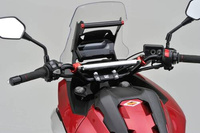 Wspornik kierownicy ze stopu aluminium 250mm  srebrny