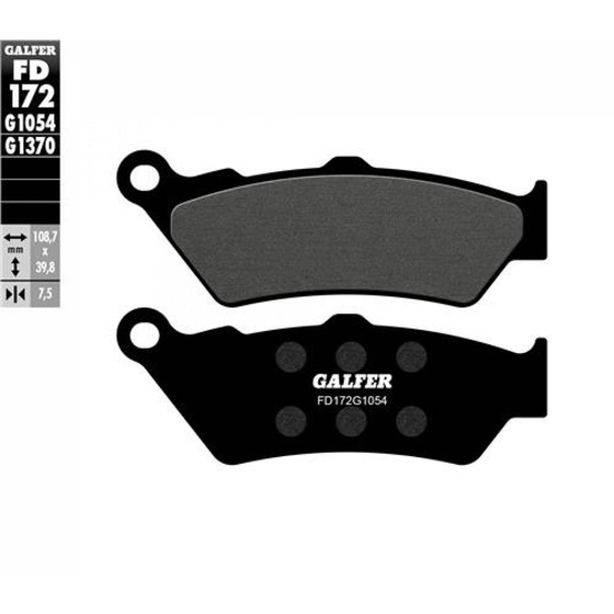 GALFER KLOCKI HAMULCOWE SEMI METAL FD172G1054
