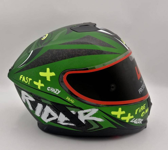 Kask Motocyklowy LAZER RAFALE Oni Zielony (kol. Zielony - Czarny) rozm. XS