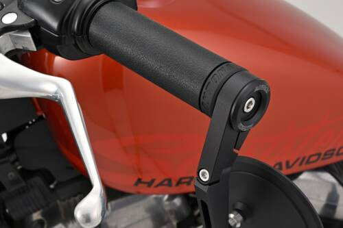 80996 D-MIRROR bar end mirror adapter universal 1" 25.4mm black