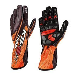 OMP Racing Karting Racing Gloves KS-2 ART orange