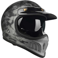 Kask Motocyklowy LAZER Cross TT Cafe racer (kol. Alu Brushed - Matowy) rozm. XL