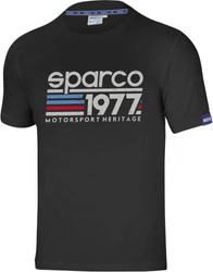 Mens Tshirt Sparco 1977 black