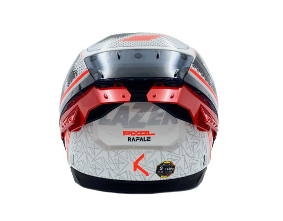 Kask Motocyklowy LAZER RAFALE SR EVO Pixel (kol. Biały - Czarny - Czerwony) rozm. L