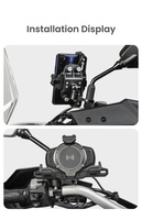 LOBOO Uchwyt na telefon PH02S (z modułem ładowania, na kierownice 22/25/28/32mm) (10.3.08002.104.11)