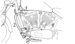 Kawasaki VN 800 (1995-2000) engine guard