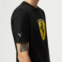 2024 Ferrari F1 Mens Large Shield T-shirt black