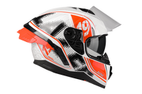 Kask Motocyklowy LAZER RAFALE SR Pixel (kol. Biały - Czarny - Czerwony) rozm. XL