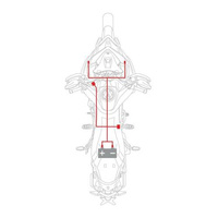 91725 Zestaw wiązki przewodów oświetlenia dodatkowego, 12V