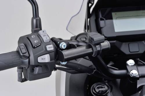 92801 MOUNT BAR 100MM Ø22.2MM BLACK MASTER CYLINDER CLAMP "FLAT" TYPE