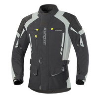 Kurtka motocyklowa BUSE Torino Pro czarno-jasno szara 2XL